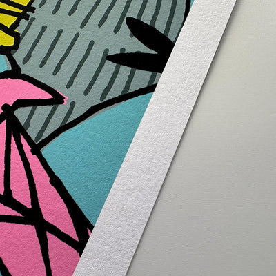 Detail of Canson Edition Etching paper texture