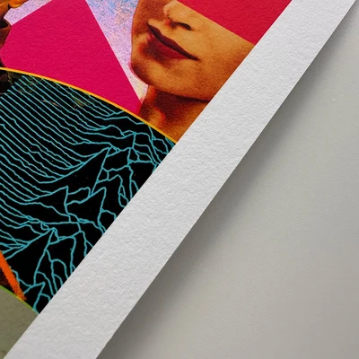 Detail of Hahnemuhle Photo Rag 308gsm paper texture